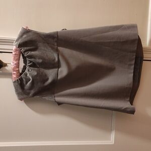 Faux Suede Sleeveless Top.  Never worn. Size Large.